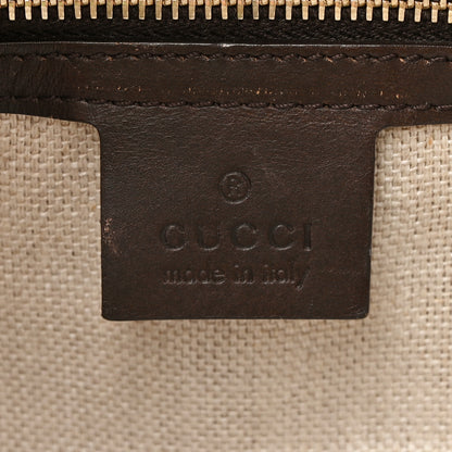 Gucci Linen Canvas Large Craft Logo Tote Brown 7 of 19