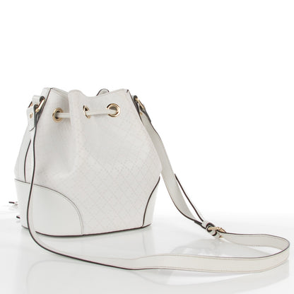 Gucci Hilary Lux Bright Diamante Small Bucket Bag Great White 3 of 7