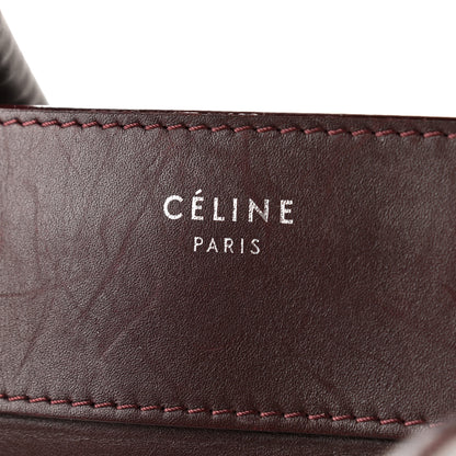 Celine Smooth Calfskin Small Luggage Burgundy 12 of 18