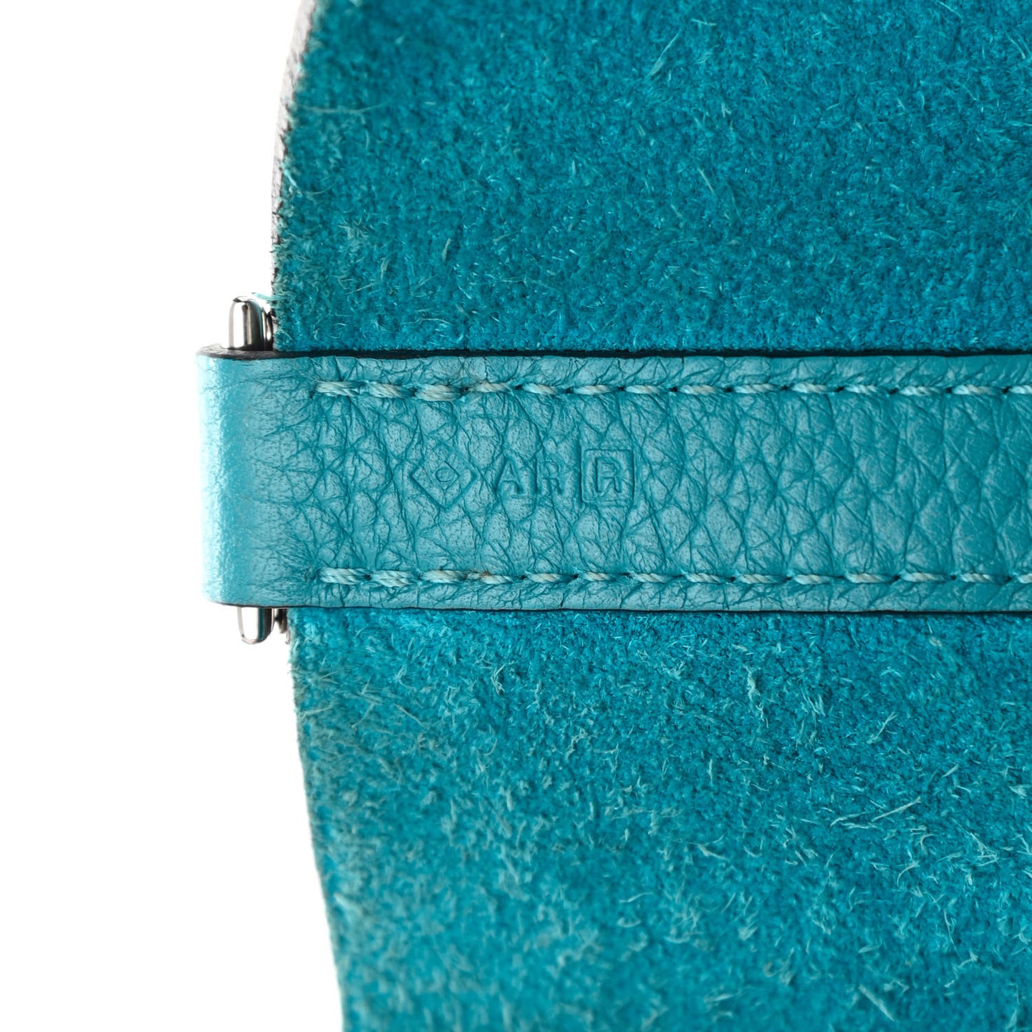 Taurillon Clemence Picotin Lock 22 MM Turquoise