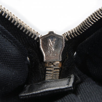 Saint Laurent Coated Lambskin Easy Y Rock Zip Tote Black 9 of 10