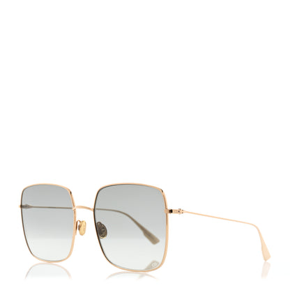 Christian Dior Metal Stellaire 1 Square Sunglasses Gold 1 of 9