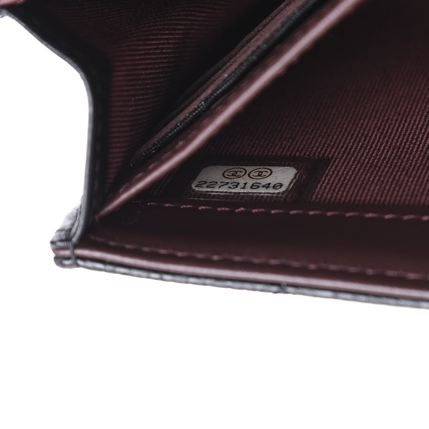 Caviar Quilted Large Flap Wallet Black