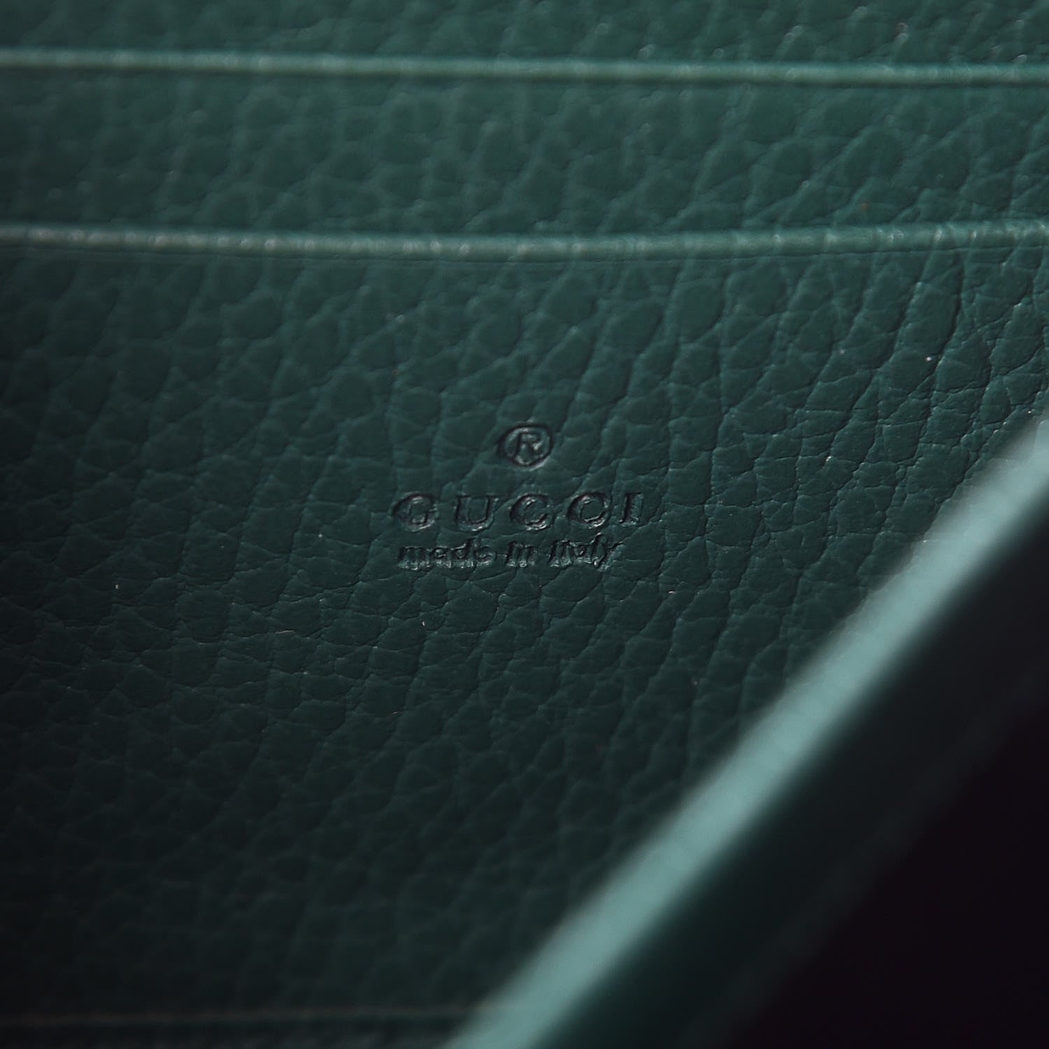 Gucci Calfskin Mini Dionysus Chain Wallet Emerald 6 of 10