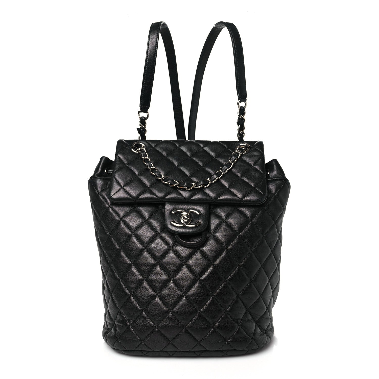 Chanel Lambskin Quilted Small Urban Spirit Backpack Black 1 of 11