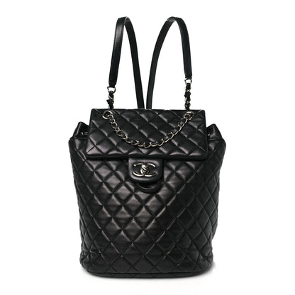 Chanel Lambskin Quilted Small Urban Spirit Backpack Black 1 of 11