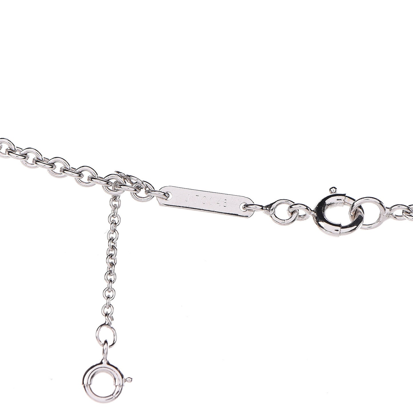 18K White Gold Diamond Ruby Dragon Pendant Necklace
