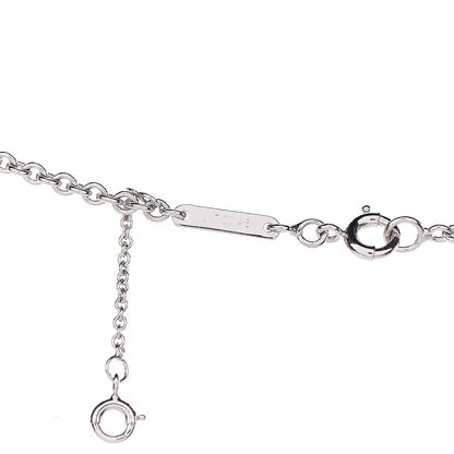 Cartier 18K White Gold Diamond Ruby Dragon Pendant Necklace 7 of 7
