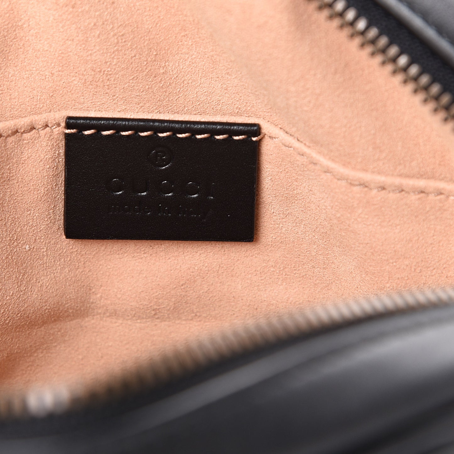 Calfskin Matelasse GG Marmont Belt Bag 85 34 Black