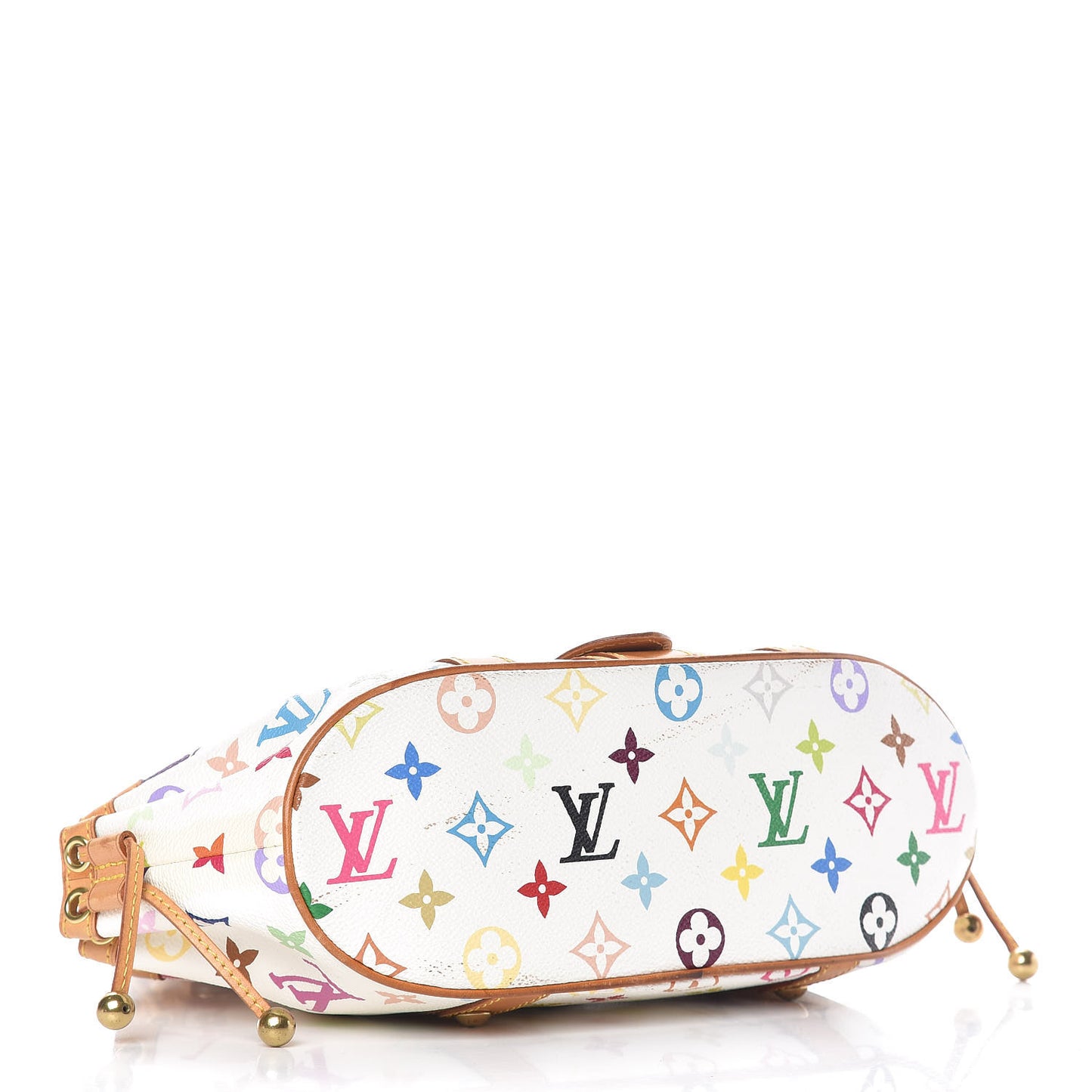 Monogram Multicolor Theda GM White
