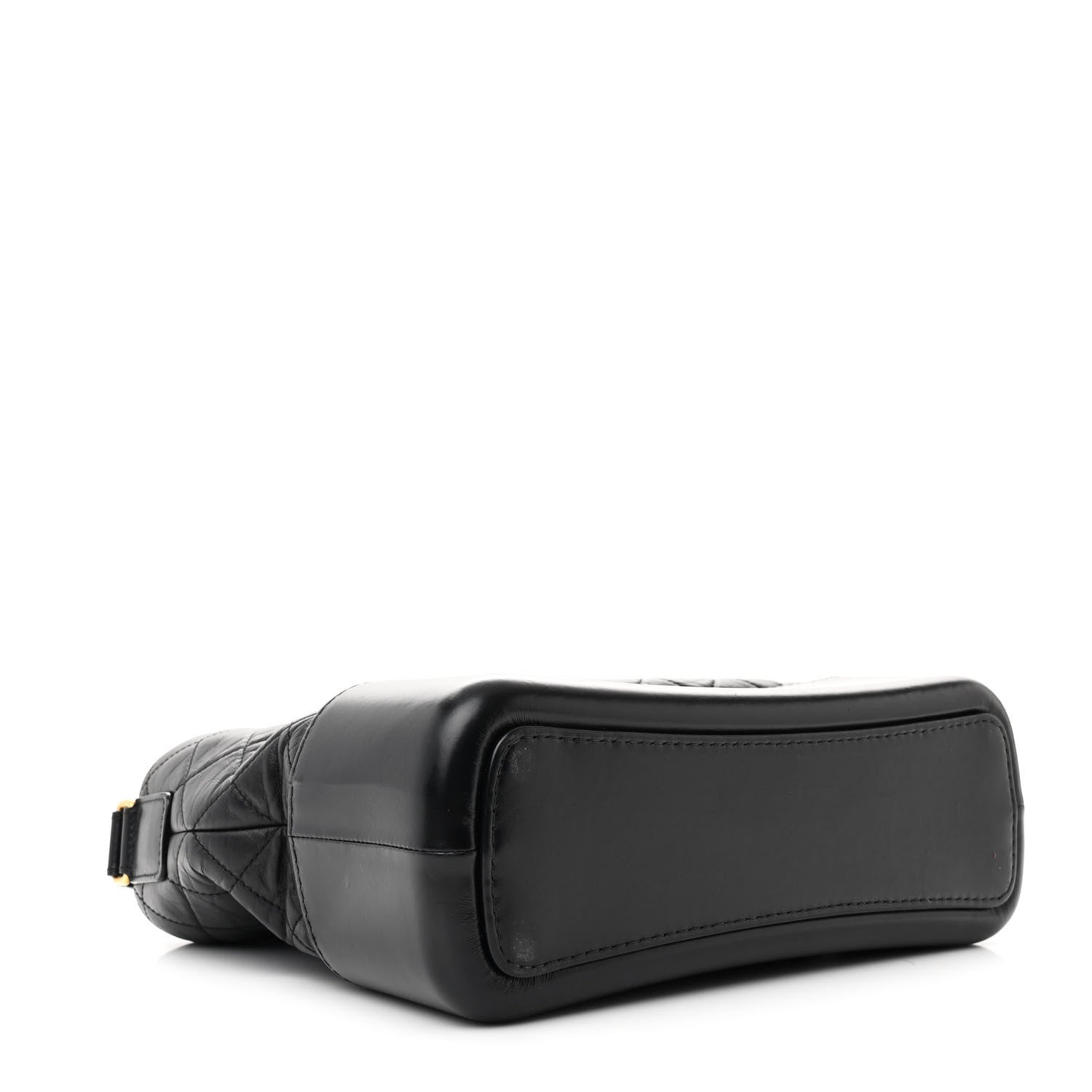 Chanel Aged Calfskin Quilted Medium Gabrielle Hobo Black 4 of 17