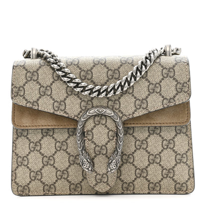 Gucci GG Supreme Monogram Mini Dionysus Shoulder Bag Taupe 1 of 15