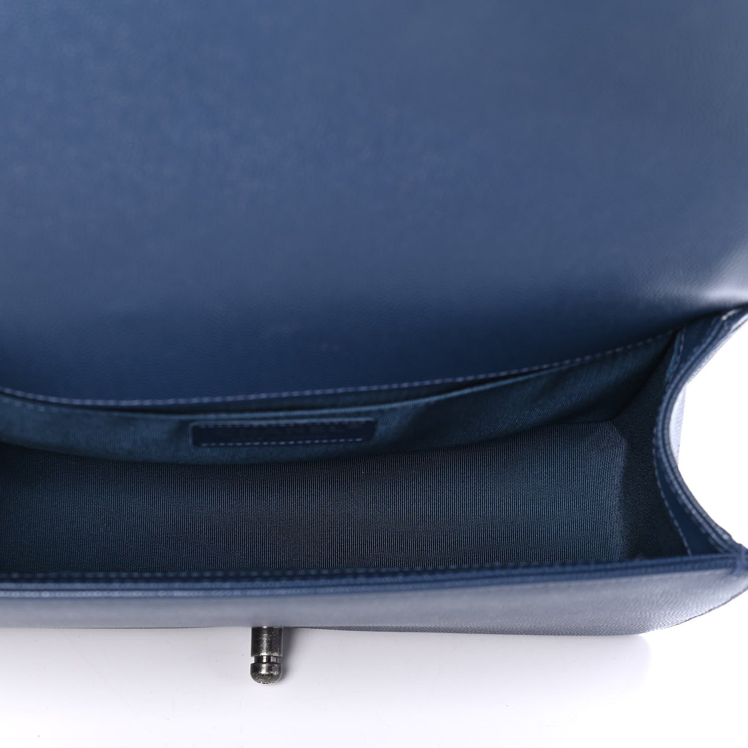 Chanel Caviar Quilted Medium Boy Flap Blue 4 of 4
