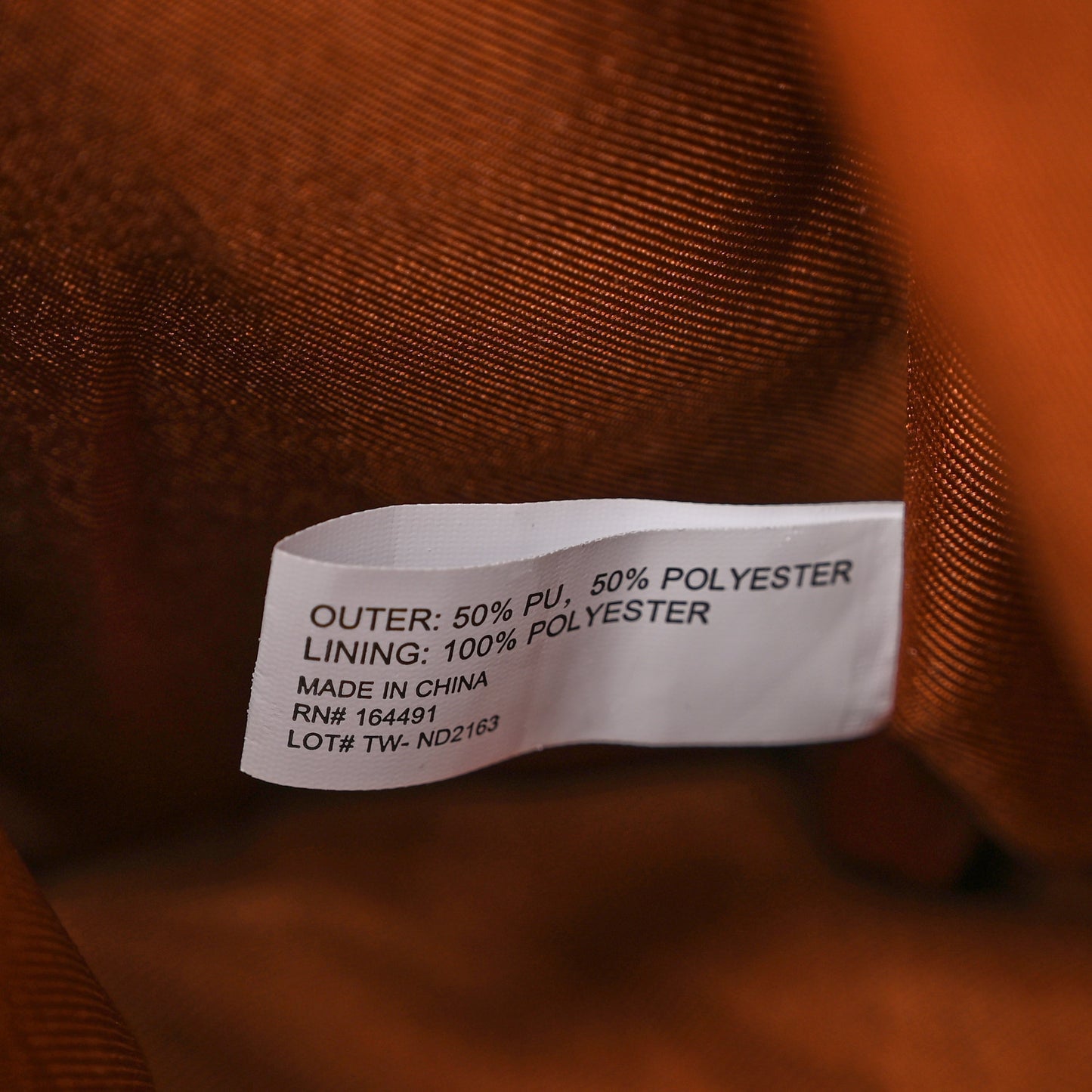 Vegan Leather Medium Shopping Bag Tan