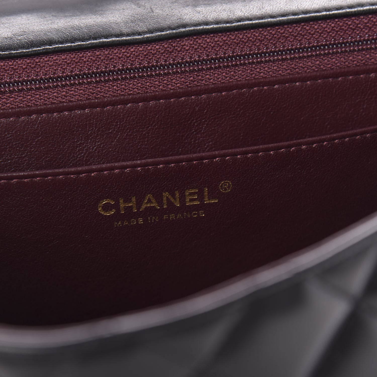 Chanel Lambskin Quilted Jumbo Single Flap Black 8 of 11