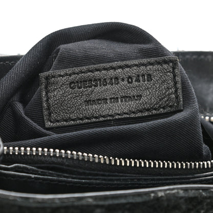 Saint Laurent Shearling Toy Loulou Shoulder Bag Black 8 of 11