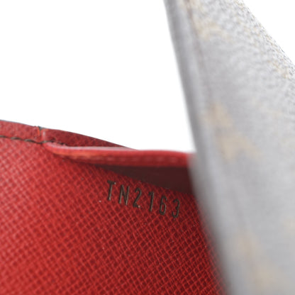 Louis Vuitton Monogram Josephine Wallet Red 7 of 11