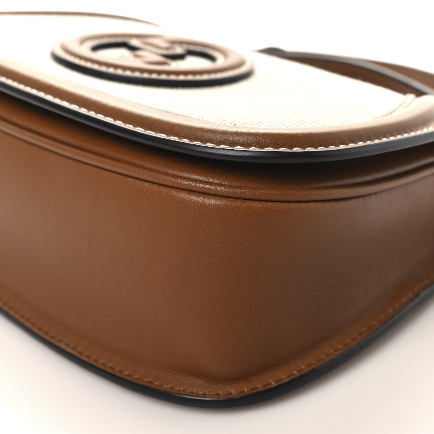 Gucci Canvas Medium Blondie Top Handle Bag Brown 10 of 10