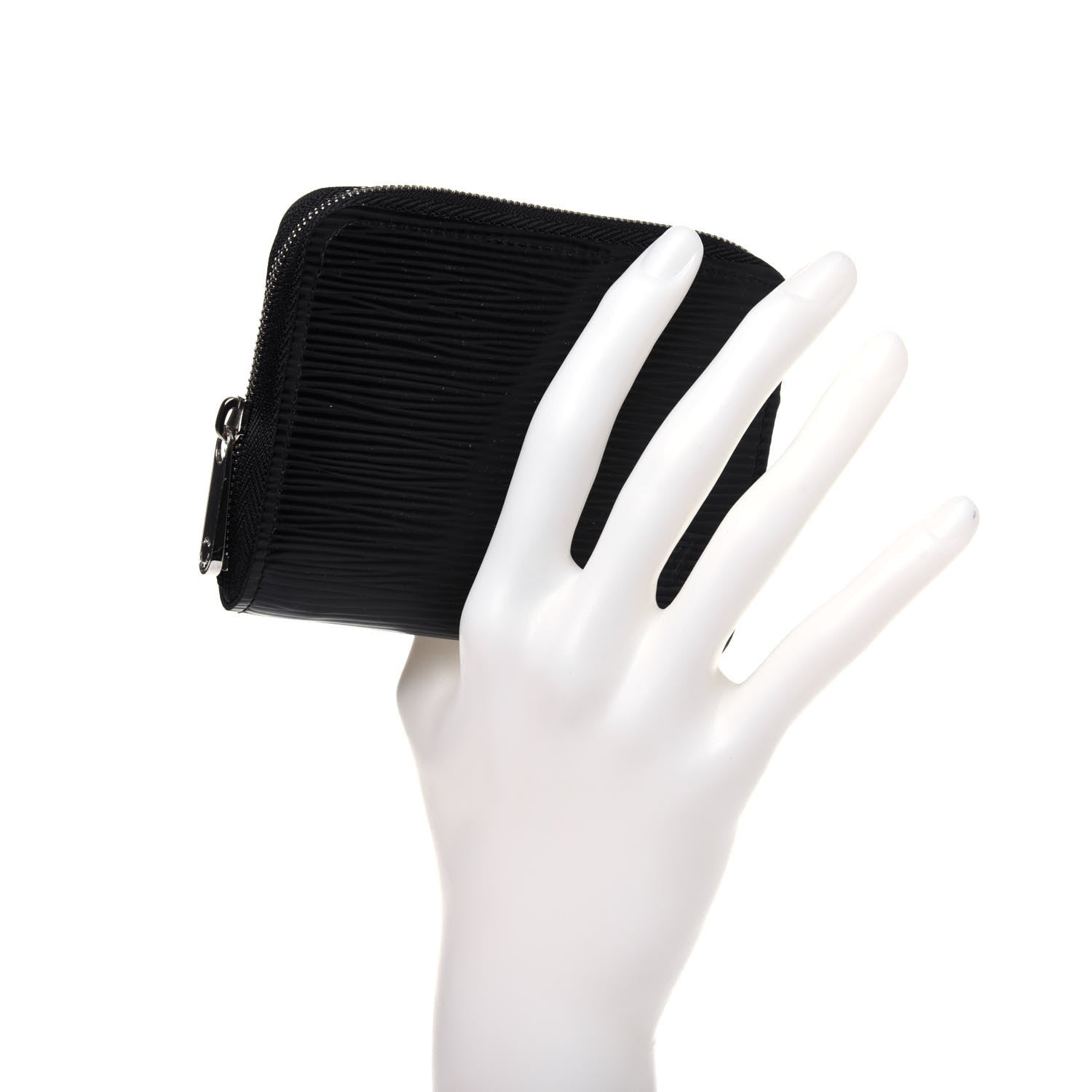 Louis Vuitton Epi Zippy Coin Purse Black 2 of 10