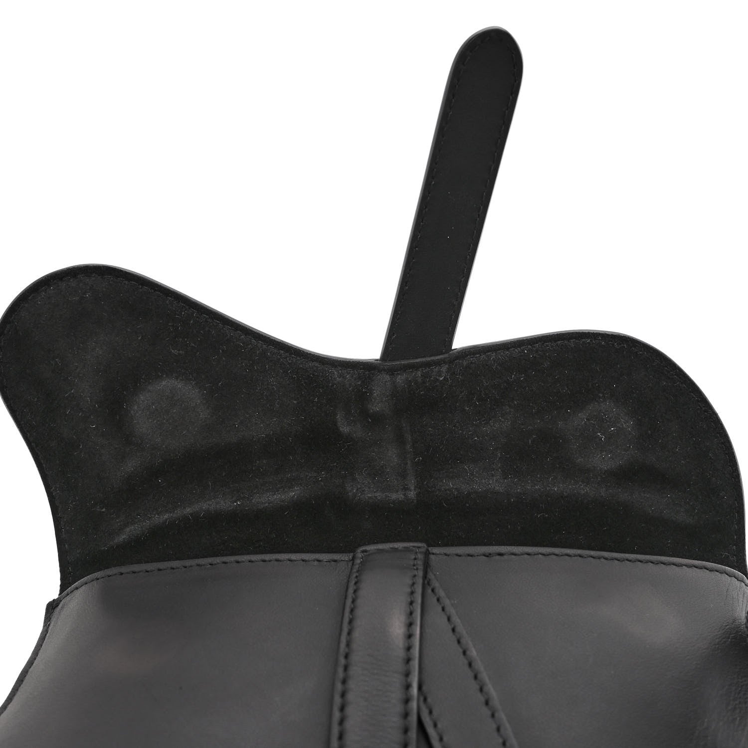 Christian Dior Ultra Matte Calfskin Saddle Belt Bag Black 10 of 10