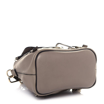 Chloe Suede Calfskin Mini Faye Backpack Motty Grey 4 of 12