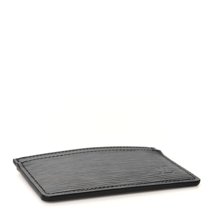 Louis Vuitton Epi Card Holder Black 4 of 6