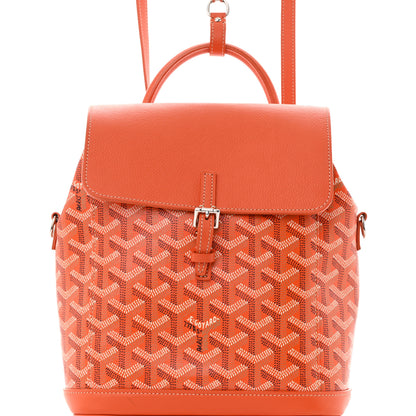 Goyard Goyardine Calfskin Mini Alpin Backpack Orange 7 of 9