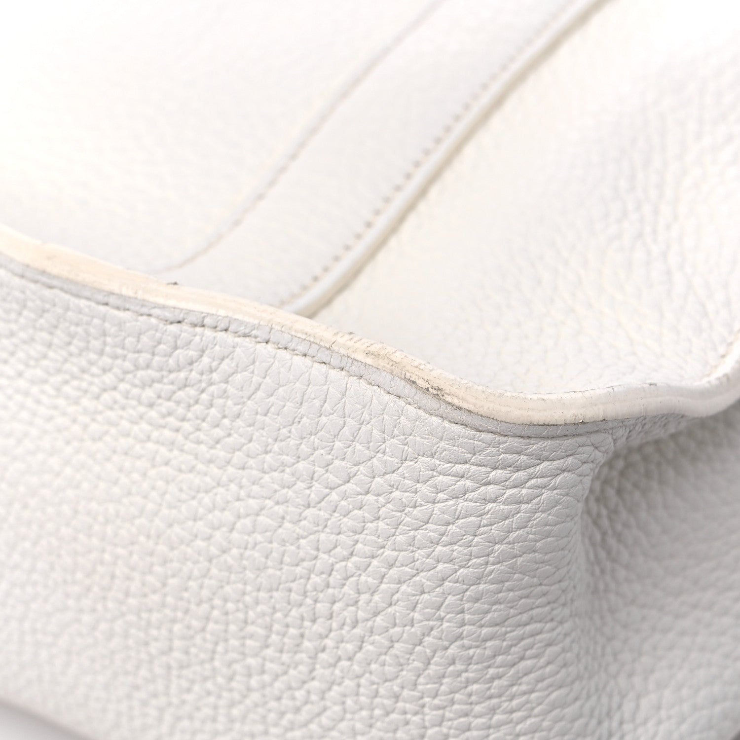 Hermes Taurillon Clemence Steve 35 White 10 of 15