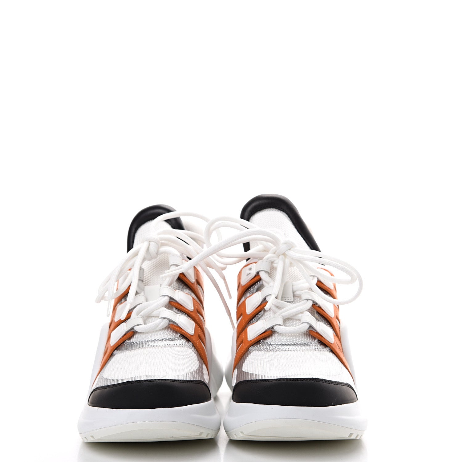 Louis Vuitton Calfskin Technical Nylon LV Archlight Sneaker 39 White 2 of 9