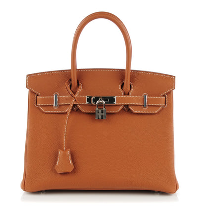 Hermes Togo Birkin 30 Gold 1 of 16