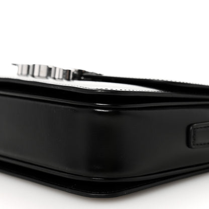 Celine Shiny Calfskin Teen Triomphe Black 9 of 10