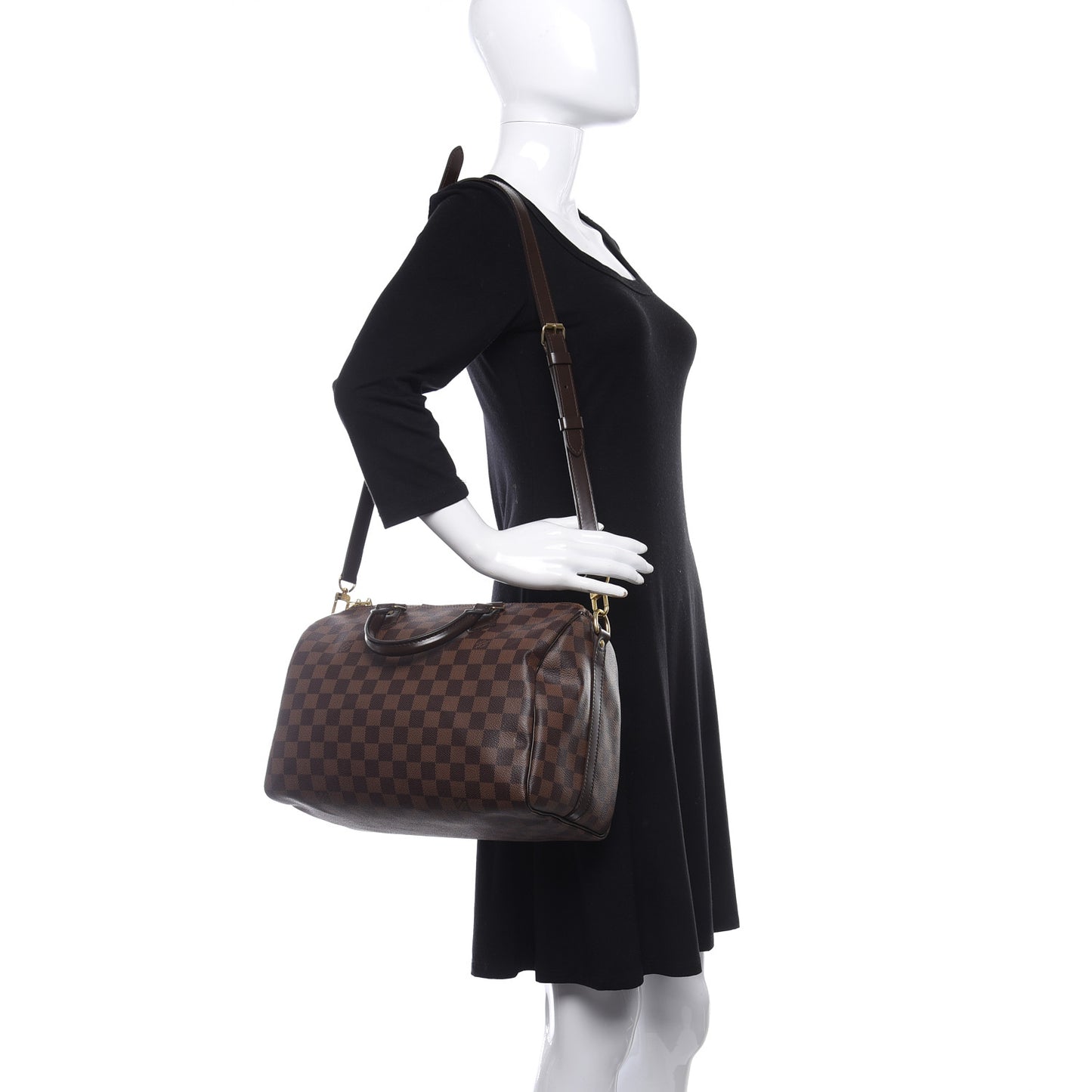 Damier Ebene Speedy Bandouliere 30