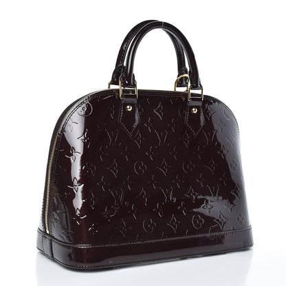 Louis Vuitton Vernis Alma PM Amarante 3 of 9