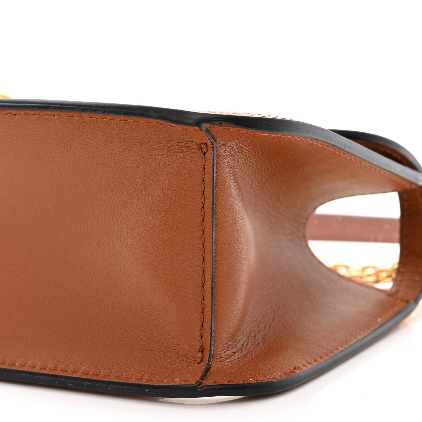 PVC Nappa Vlogo Loco Shoulder Bag Trasparente Selleria