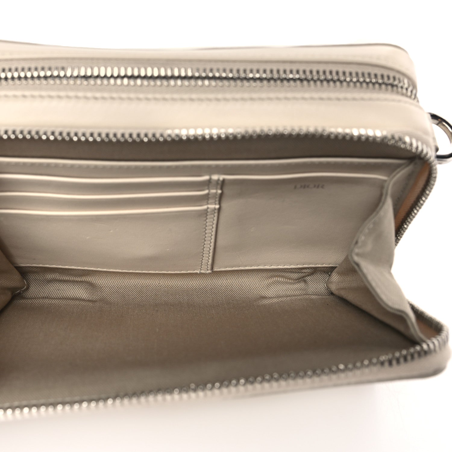 Christian Dior Coated Canvas CD Diamond Messenger Pouch Natural 5 of 10