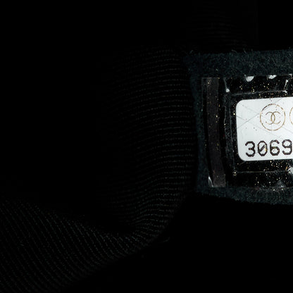 Chanel Crumpled Calfskin Medium Chain All Over Flap Black 8 of 11