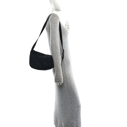 The Row Nylon Slouchy Banana Two Bag Black 2 of 9