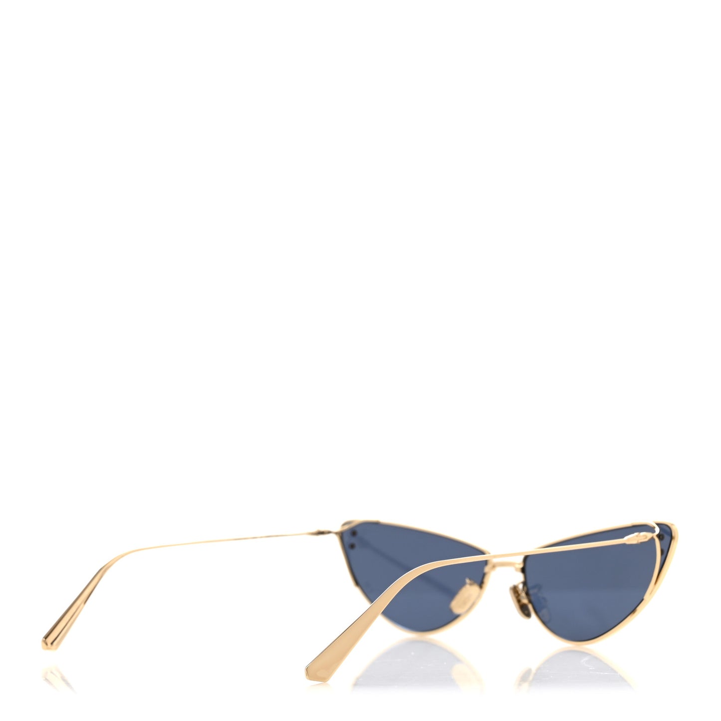 Cat Eye Miss Dior B1U Sunglasses Blue Light Gold