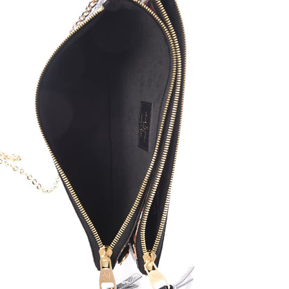 Louis Vuitton Monogram Giant Jungle Pochette Double Zip Black 5 of 10