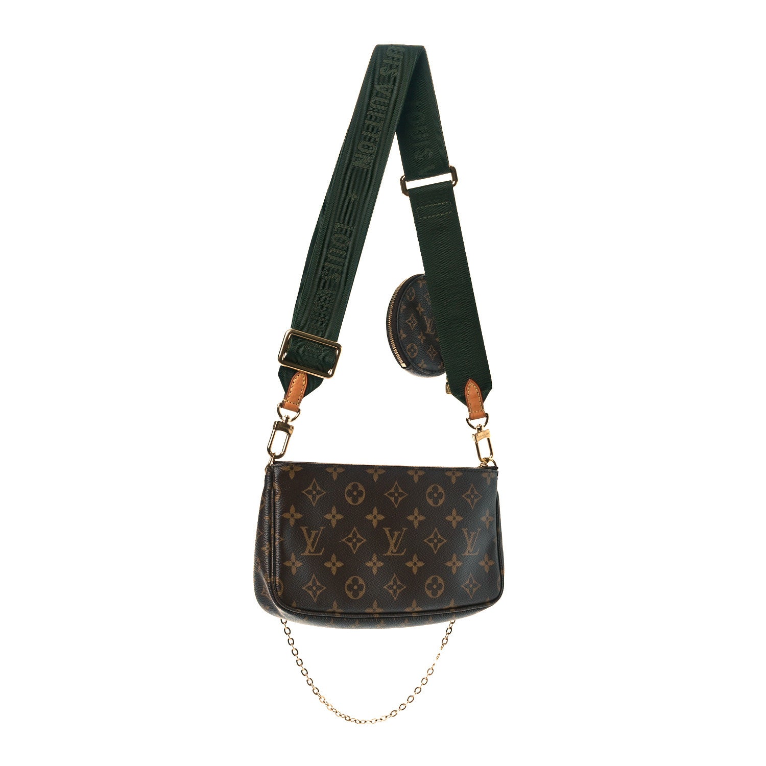 Louis Vuitton Monogram Multi Pochette Accessories Kaki 3 of 10