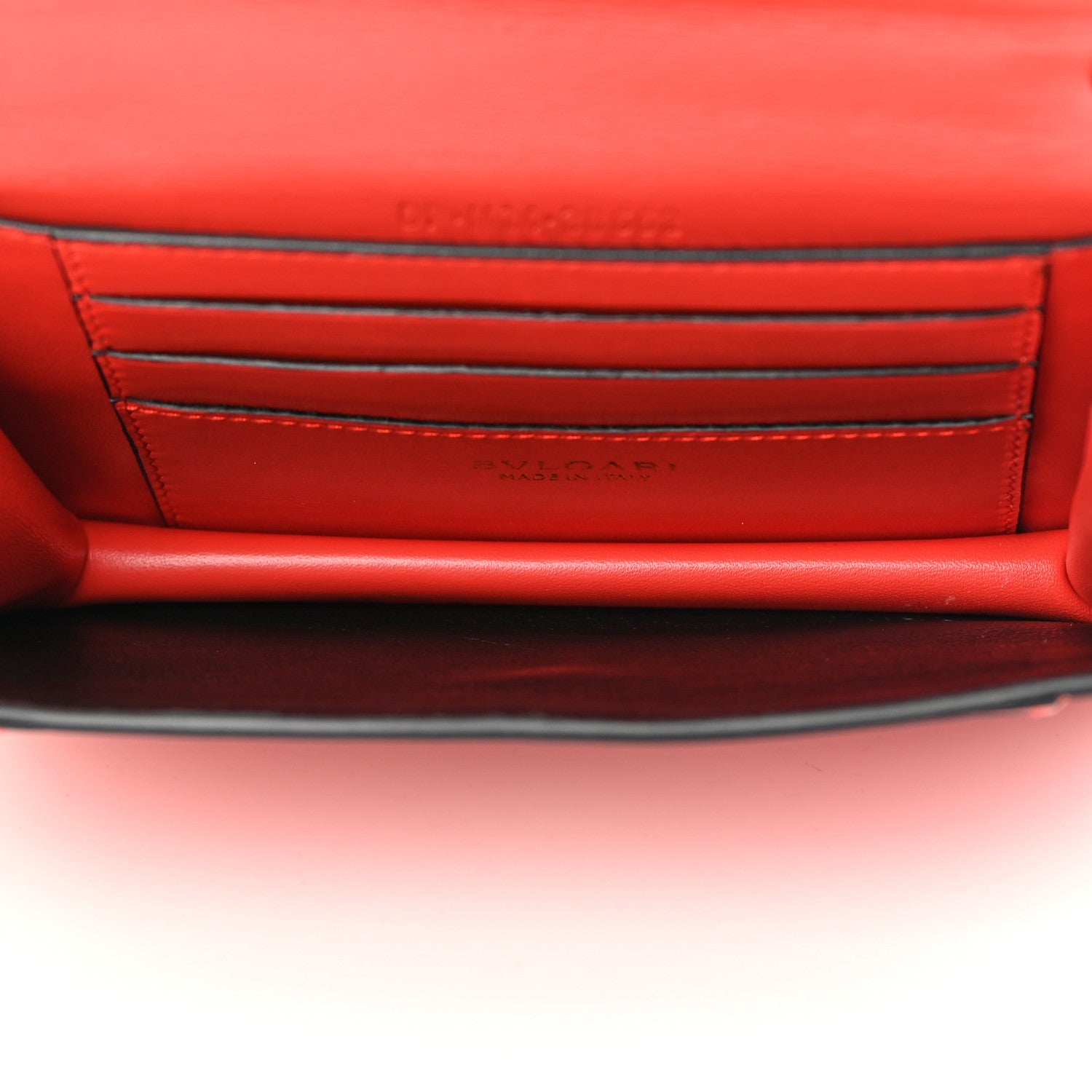 Bulgari Calfskin Serpenti Forever Mini Flap Clutch Red 5 of 17