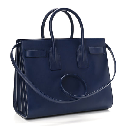 Saint Laurent Calfskin Small Sac De Jour Blue Majorelle 2 of 9
