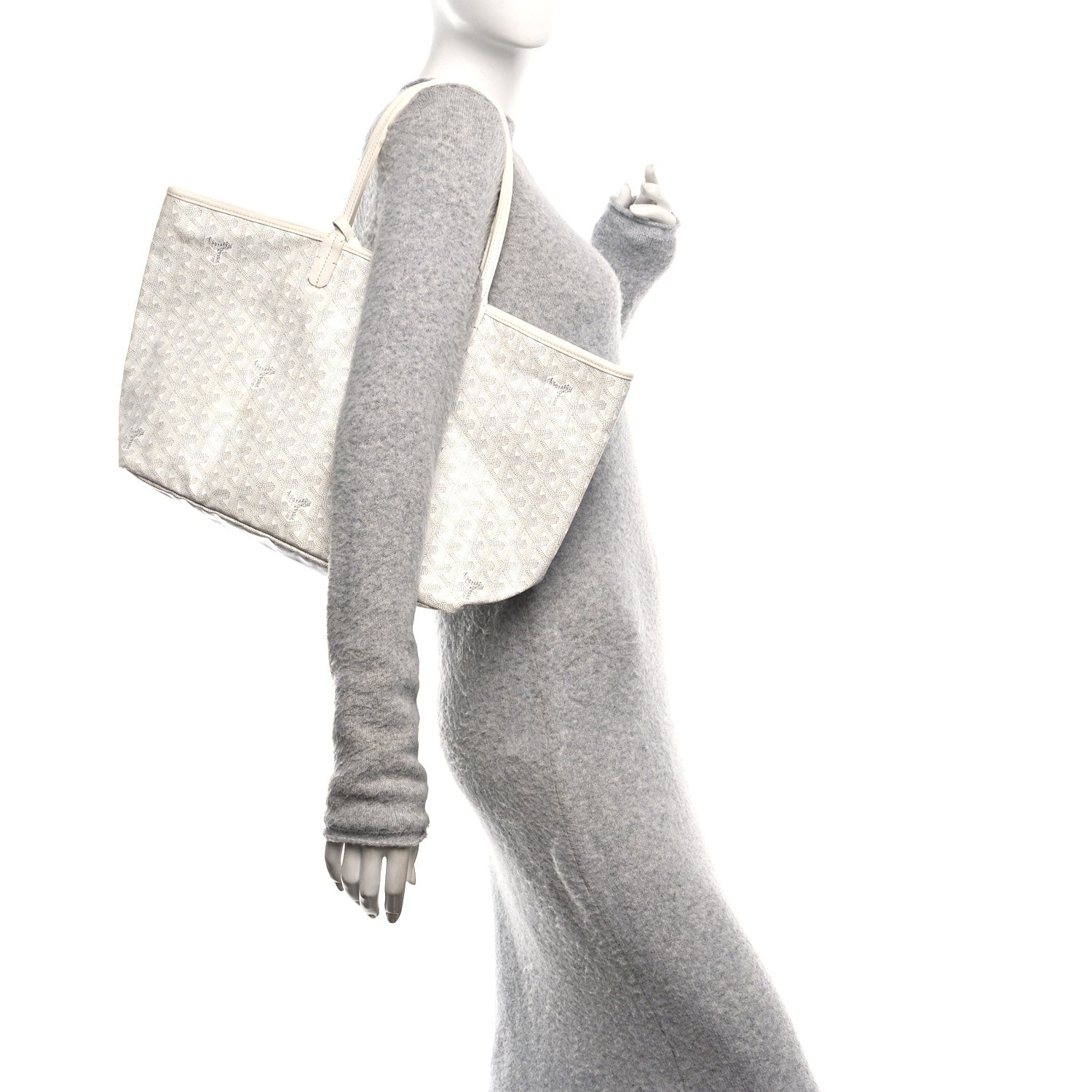 Goyard Goyardine Saint Louis PM White 2 of 11