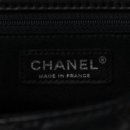 Chanel Lambskin Quilted Messenger Bag Black 5 of 9