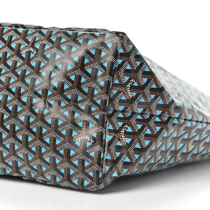 Goyard Goyardine Saint Louis Claire Voie GM Black Blue 9 of 9