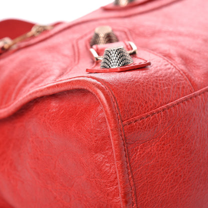Balenciaga Agneau Giant 21 Rose Gold Hardware City Rouge Coquelicot 12 of 12