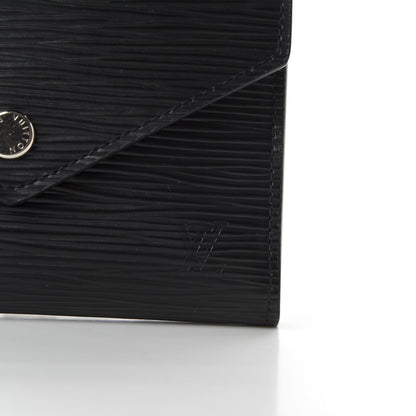 Louis Vuitton Epi Victorine Wallet Black 7 of 7