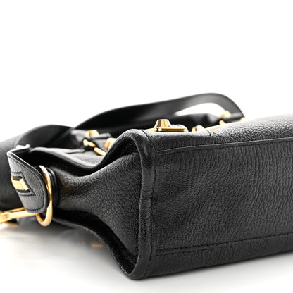 Balenciaga Chevre Gold Metallic Edge Hardware Mini City Black 10 of 11