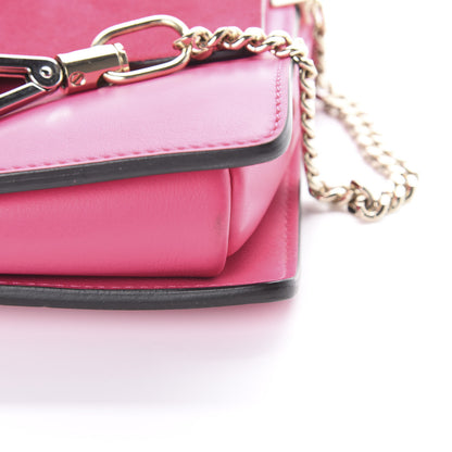 Chloe Suede Calfskin Small Faye Shoulder Bag Fuchsia Rose 11 of 16