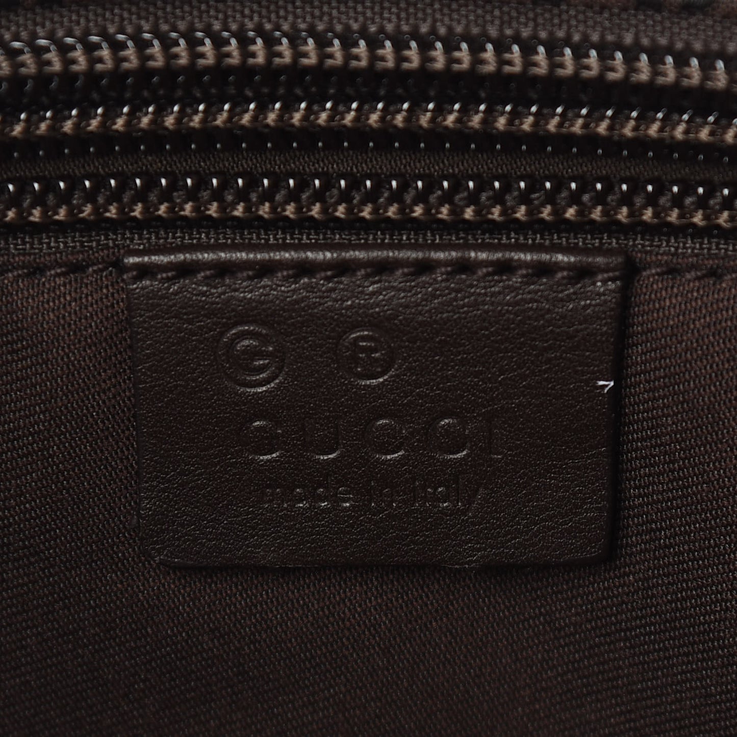 Nylon Monogram Calfskin Large Tote Bag Brown
